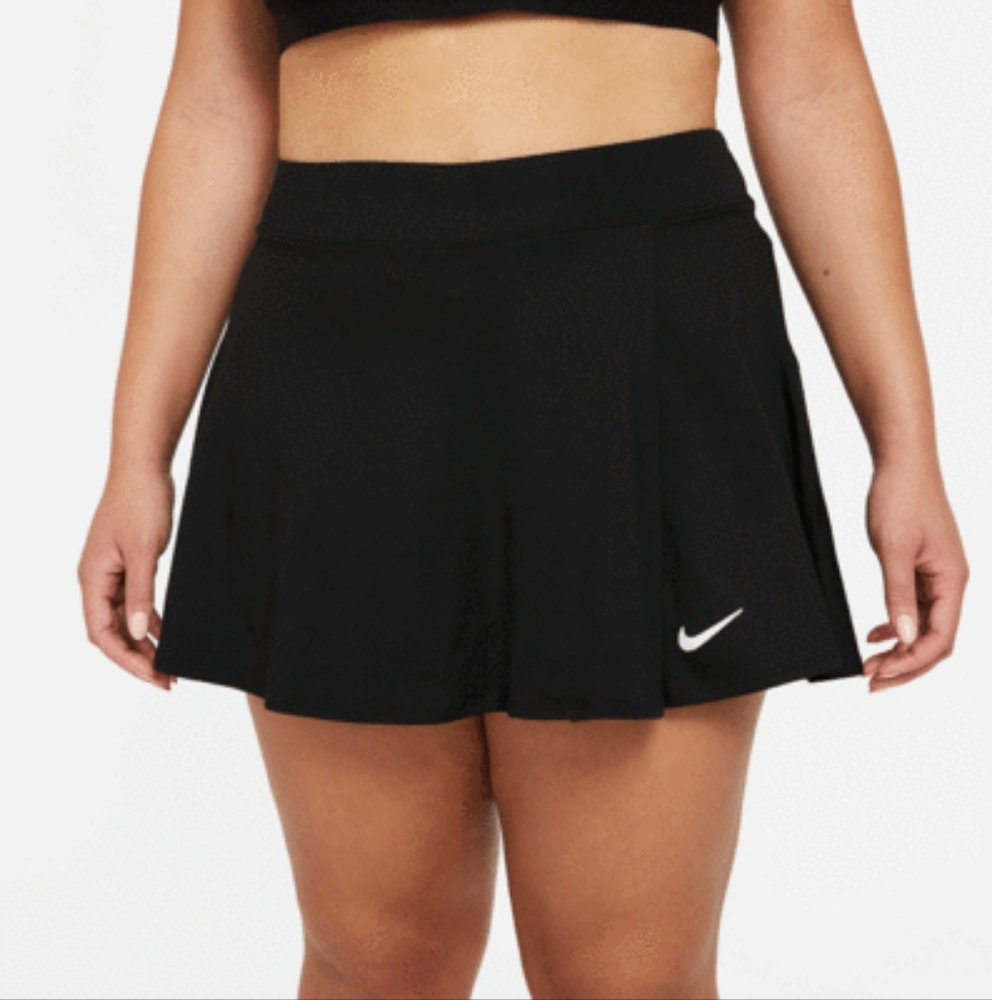 Nike Black Victory Tennis Skort Plus Size 1x